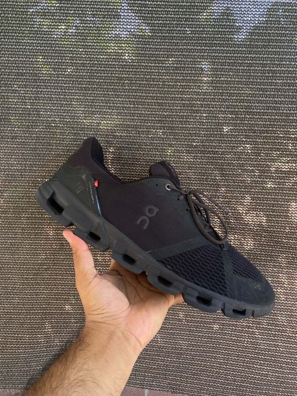 On Cloud X Triple Black Running Shoes Men's Size 14